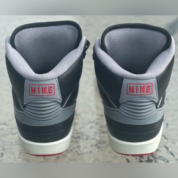 JORDAN 2 RETRO GS 'BLACK CEMENT' 5Y Women’s Size 6.5 Men’s Size 5 - Picture 4 of 12